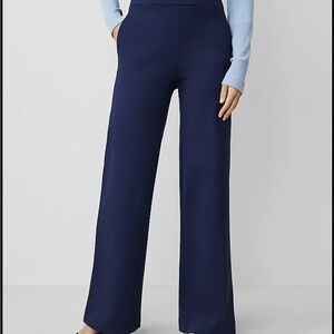 Ann Taylor weekend Navy straight-Leg Pants